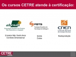Os cursos da Cetre do Brasil atendem aos requisitos de diferentes certificações
